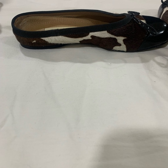 NAKED FEET CALF PRINT FLAT MULE STYLE SLIDES - Picture 5 of 7